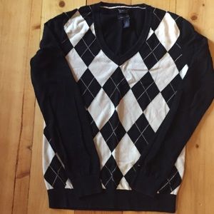 Women’s Tommy Hilfiger Black V-Neck Sweater
